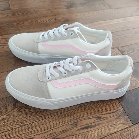 Vans Ward Women's Platform Block Beige Sneakers Size 10