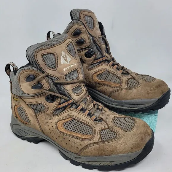 Vasque Breeze Hiking Boots Trekking Mens Sz 11.5 Brown Leather Gore-Tex, 7466