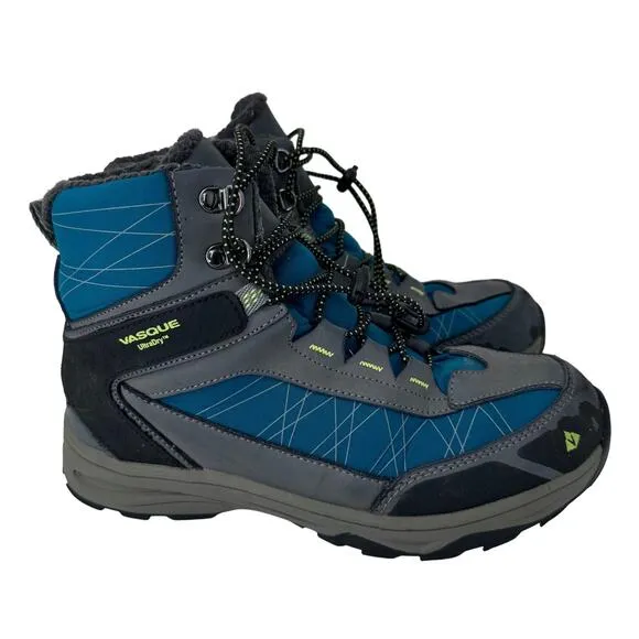 Vasque Coldspark UltraDry Winter Boots Waterproof Leather Blue‎ Kids Size 5