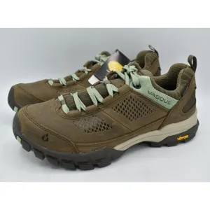 Vasque Women Size 8.5 Talus AT Low UltraDry Waterproof Bungee Brown Hiking Shoes