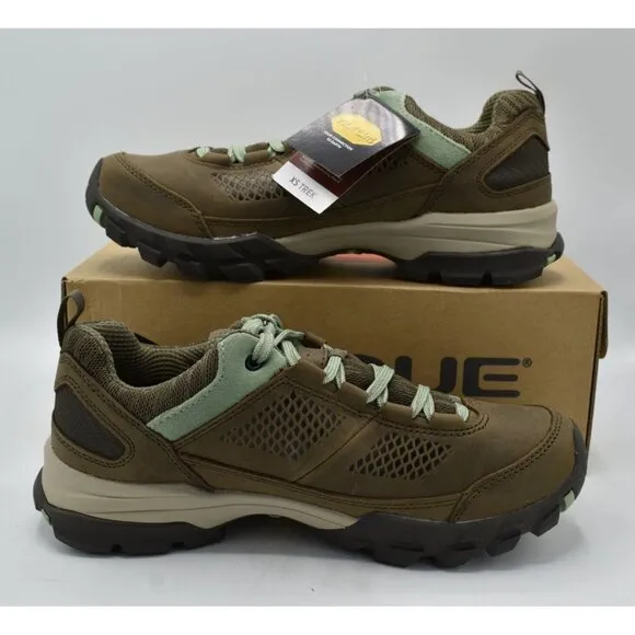 Vasque Women Size 8.5 Talus AT Low UltraDry Waterproof Bungee Brown Hiking Shoes