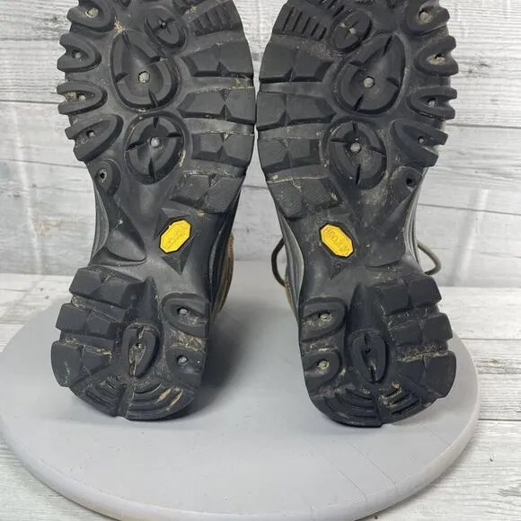Vasque Boots Women Size 7 Wasatch GoreTex Waterproof Hiking Brown Vibram 7177