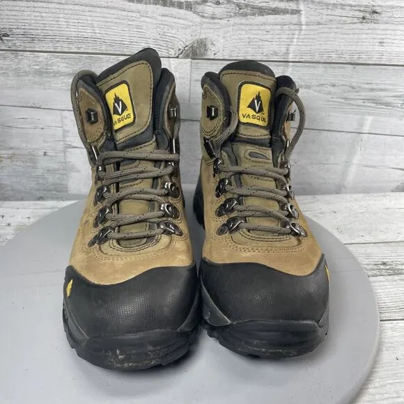 Vasque Boots Women Size 7 Wasatch GoreTex Waterproof Hiking Brown Vibram 7177