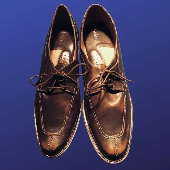 VERO CUOIO BOLO Oxford Shoes, Distressed Brown, Women’s US 10M/EU42, EUC