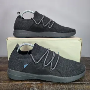 Vessi Cityscape Classic Mens Size 10 Lace Up Waterproof Shoes Sneakers Black