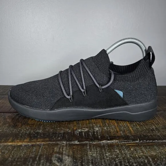 Vessi Cityscape Classic Womens Size 8 Lace Up Waterproof Shoes Sneakers Black