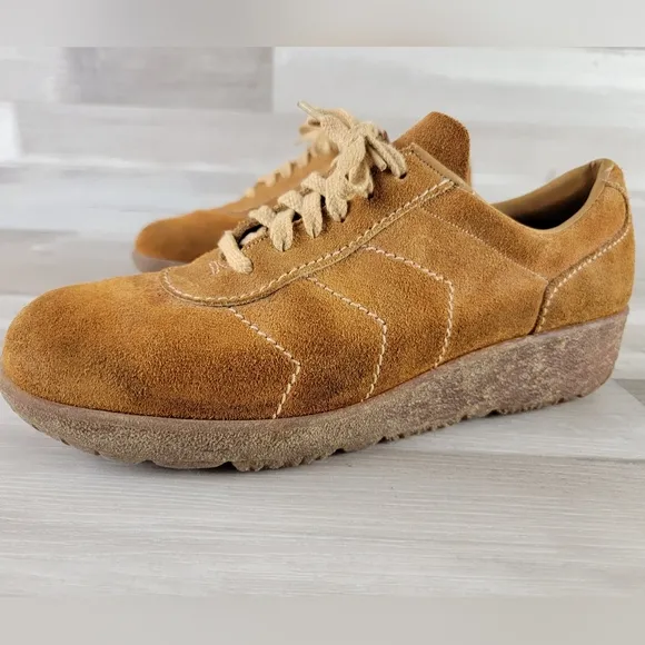 Vintage 70s Sunbacker Suede Running Shoes Mens 10½D