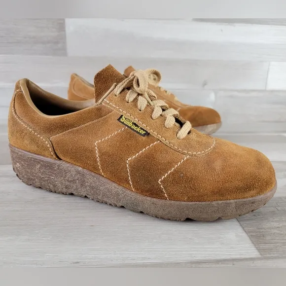 Vintage 70s Sunbacker Suede Running Shoes Mens 10½D