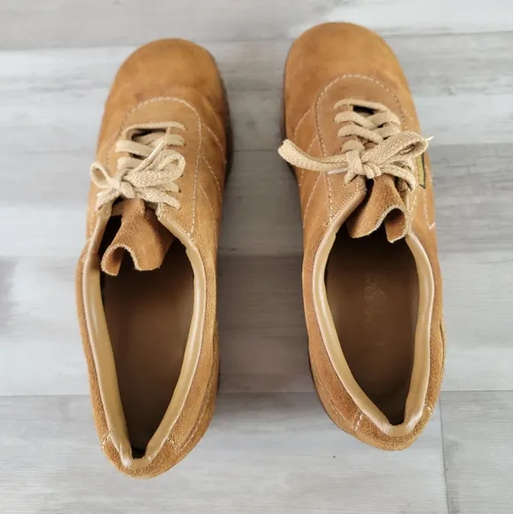 Vintage 70s Sunbacker Suede Running Shoes Mens 10½D