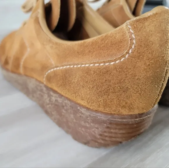 Vintage 70s Sunbacker Suede Running Shoes Mens 10½D