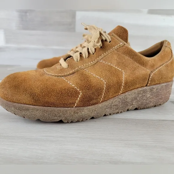 Vintage 70s Sunbacker Suede Running Shoes Mens 10½D