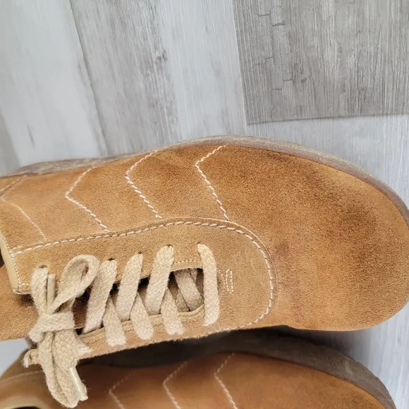 Vintage 70s Sunbacker Suede Running Shoes Mens 10½D