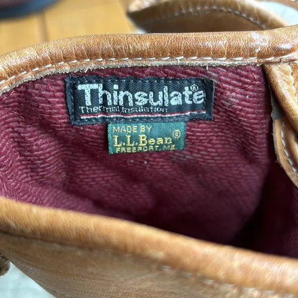 Vintage Leather Bean Boots