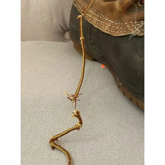 Vintage LL BEAN Waterproof Maine Hunting Boots Mens Size 10 Leather USA made