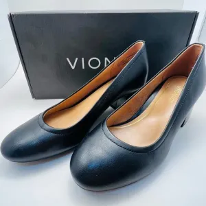 Vionic Carmel Black Nappa Slip-on Shoes, Size 7.5, NIB