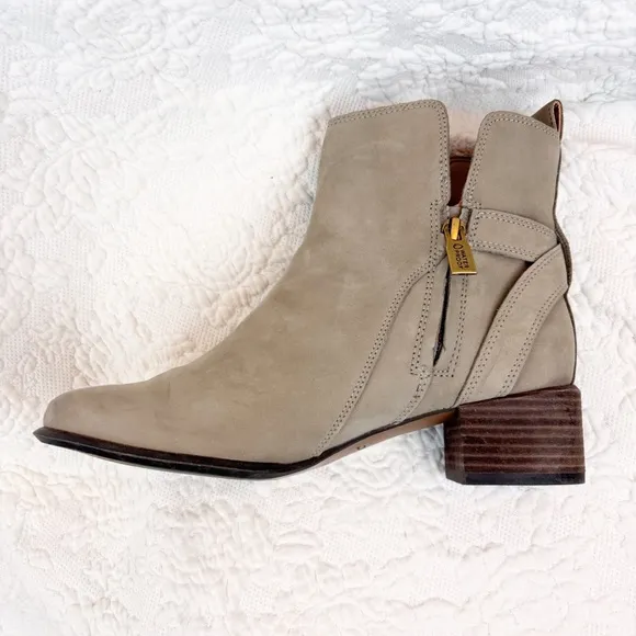 Vionic Sienna Waterproof Stone ankle boots zipper sz 7