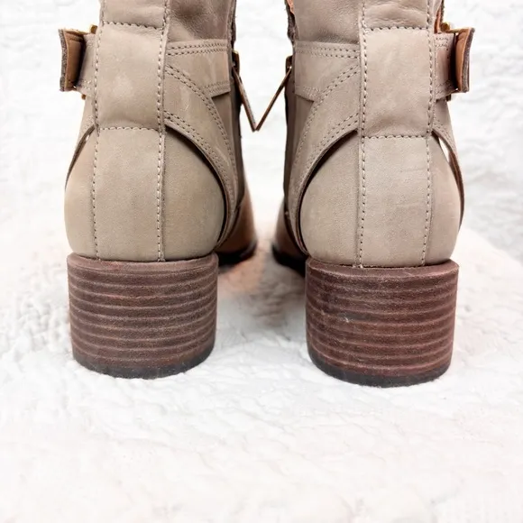 Vionic Sienna Waterproof Stone ankle boots zipper sz 7