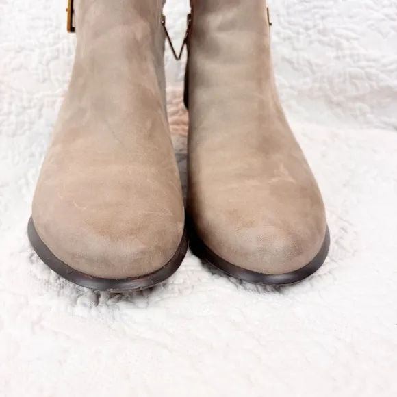 Vionic Sienna Waterproof Stone ankle boots zipper sz 7