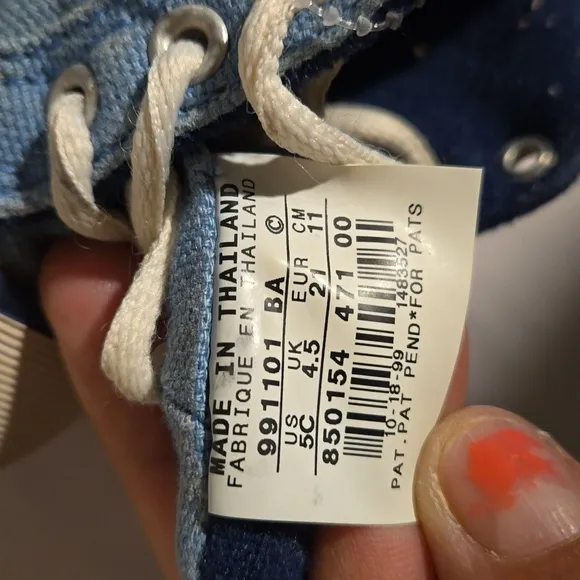 VTG 90s Nike Blue Denim Style sneakers
