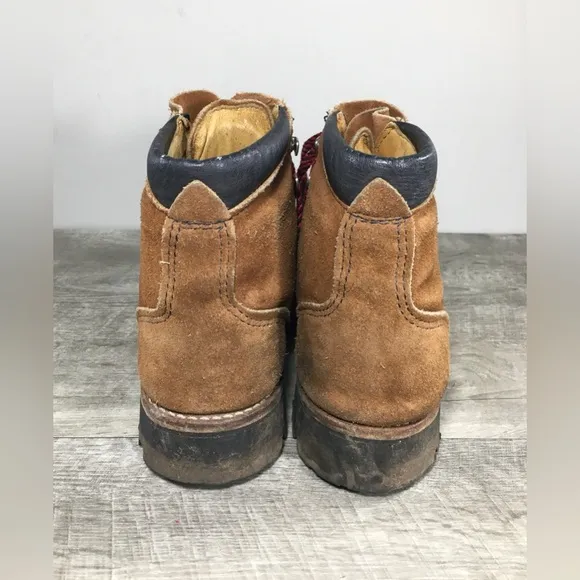 Vtg Made in USA Hiker Boots Backpacker Hiking Womens Suede Trail Boss Boots 8.5