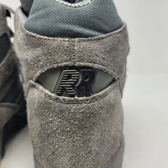 VTG Raichle Boots Mens 11 Gray Suede Leather Hiking Outdoor Mountaineering Trail