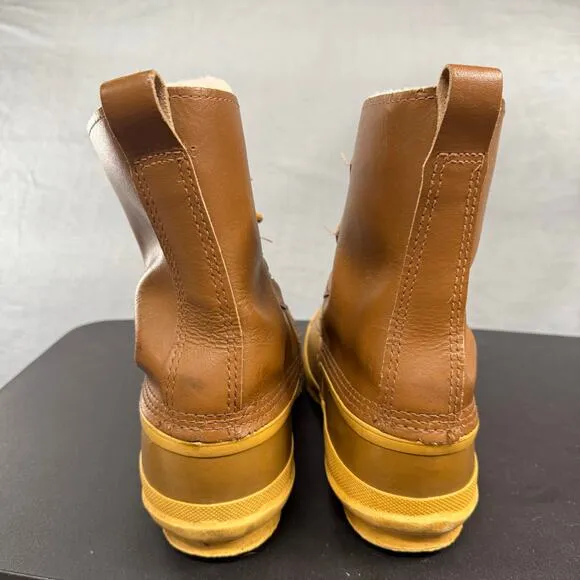 VTG‎ Sorel Waterproof Manitou Kaufman Wool Lined Removable Leather Snow Boots 13