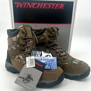 Winchester Bobbcat Hunting Boots Men 9 Multi Camouflage Realtree Edge Waterproof