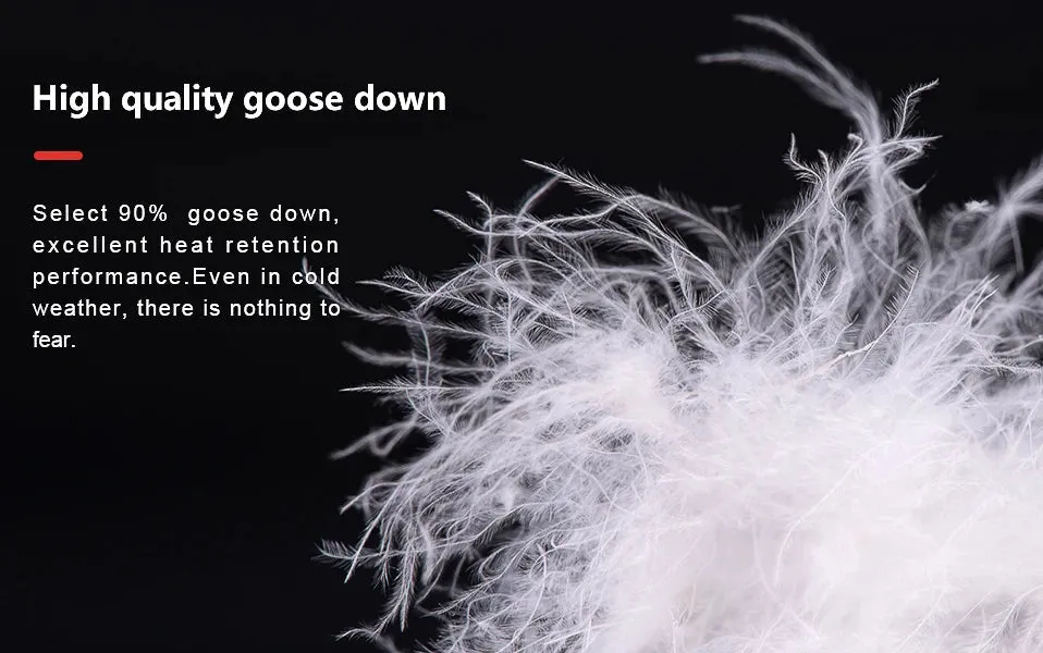 Winter Goose Down Slipper Boots – Water-Resistant, Windproof, and Thermal Foot Covers