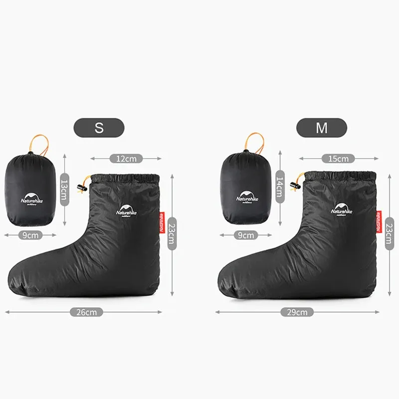 Winter Goose Down Slipper Boots – Water-Resistant, Windproof, and Thermal Foot Covers