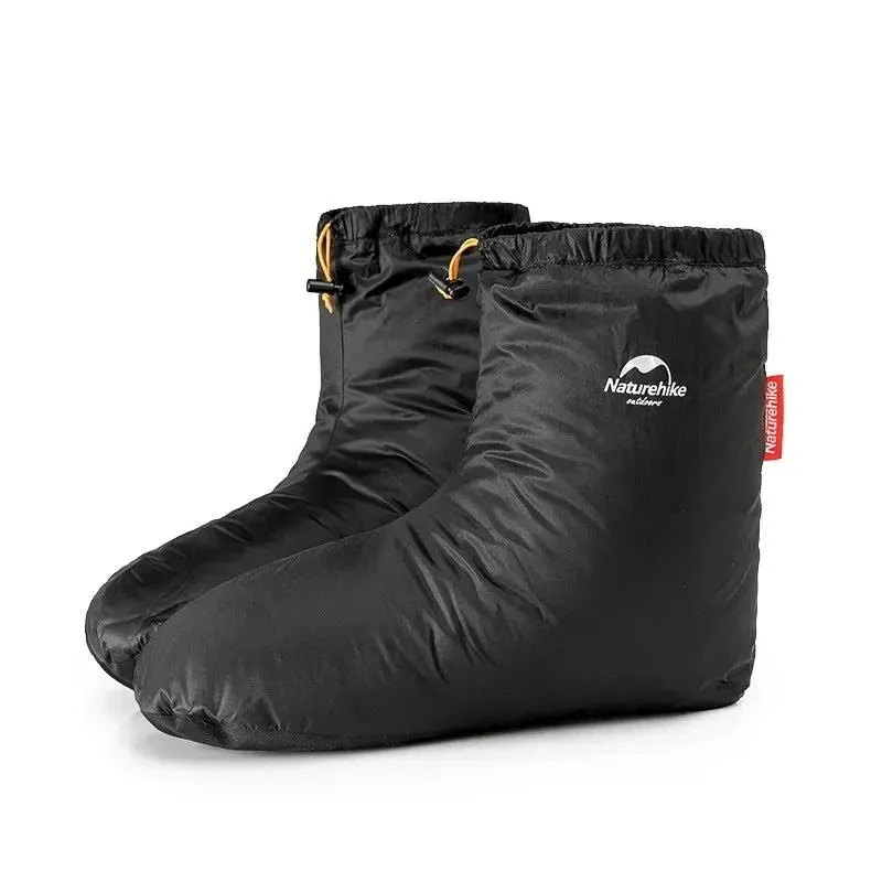 Winter Goose Down Slipper Boots – Water-Resistant, Windproof, and Thermal Foot Covers
