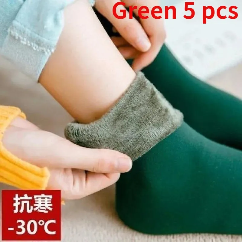 Winter Warm Solid Women’s Socks
