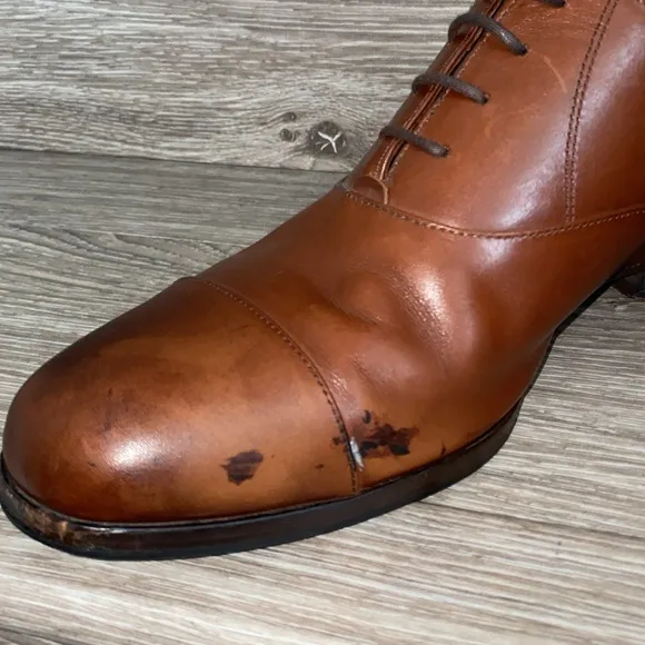 Wolf and Shepherd Cap Toe Oxford Dress Shoes