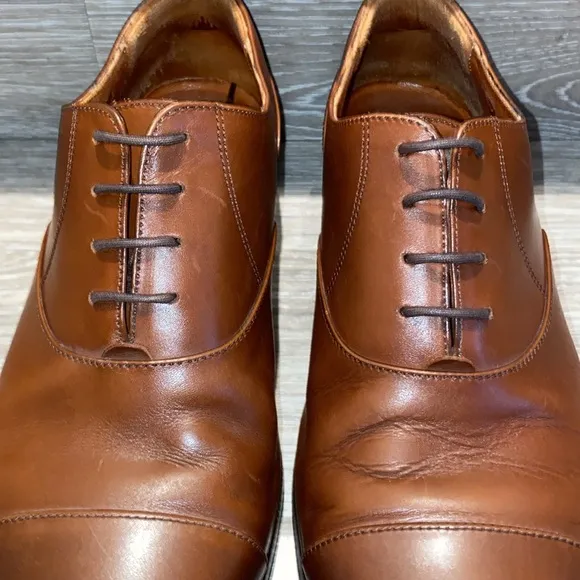 Wolf and Shepherd Cap Toe Oxford Dress Shoes