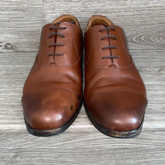 Wolf and Shepherd Cap Toe Oxford Dress Shoes