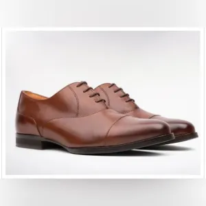 Wolf and Shepherd Cap Toe Oxford Dress Shoes
