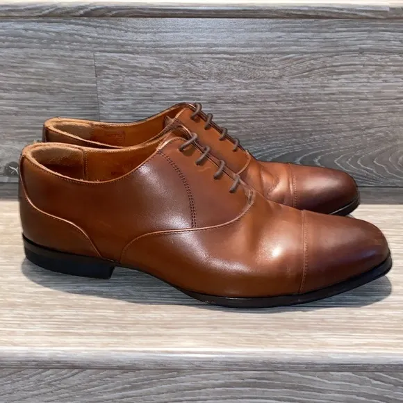 Wolf and Shepherd Cap Toe Oxford Dress Shoes