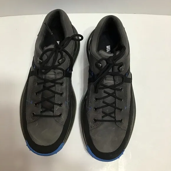 Wolverine Conquer UltraSpring Waterproof Mens Gray Low Top Lace Up Shoes 8M