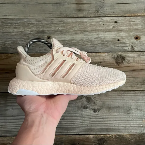 Women adidas UltraBoost Pink Tint Running Shoes Sneakers