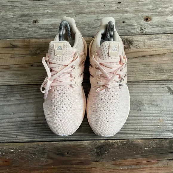 Women adidas UltraBoost Pink Tint Running Shoes Sneakers