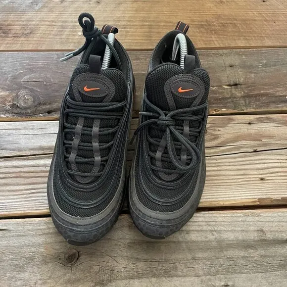 Women Size 7 / Size 5.5 Youth Nike Air Max 97 Off Noir Running Sneakers