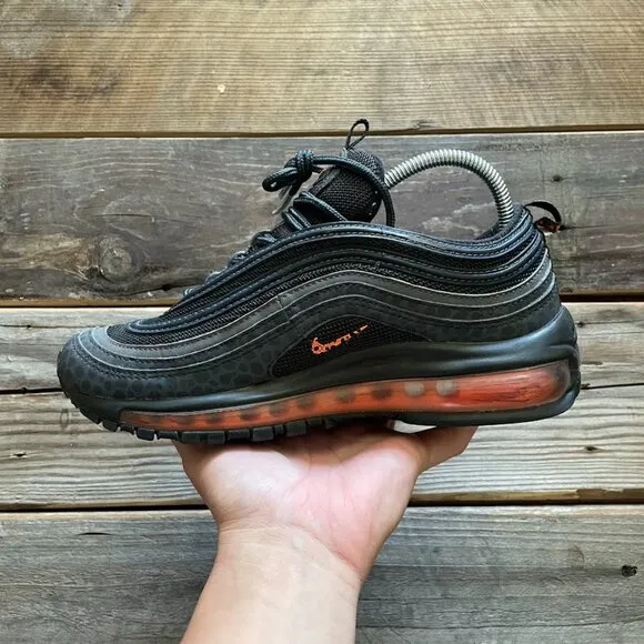 Women Size 7 / Size 5.5 Youth Nike Air Max 97 Off Noir Running Sneakers