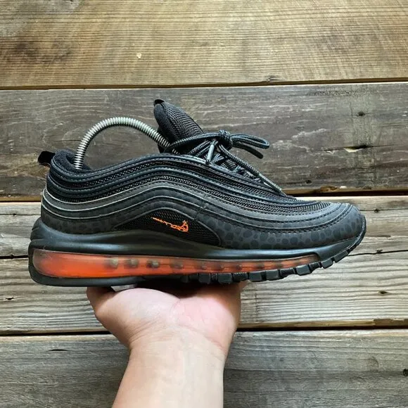 Women Size 7 / Size 5.5 Youth Nike Air Max 97 Off Noir Running Sneakers