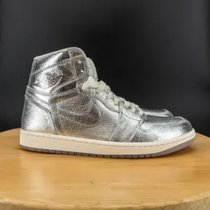 Womens 11.5 / Mens 10 - Nike Air Jordan 1 Retro High OG Shoes Chrome Sneakers