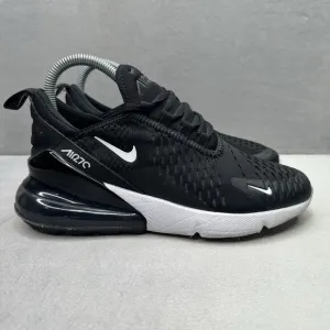 Womens 6.5 / 5Y Nike Air Max 270 Shoes Black White Athletic Running Sneakers