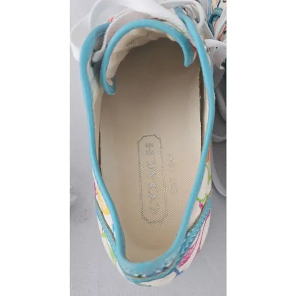 Women's Coach multi color sneakers