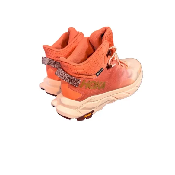 Women's Hoka One trail code goretex Hiking Boots, Coral, Size 8.5B