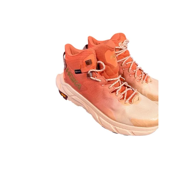 Women's Hoka One trail code goretex Hiking Boots, Coral, Size 8.5B