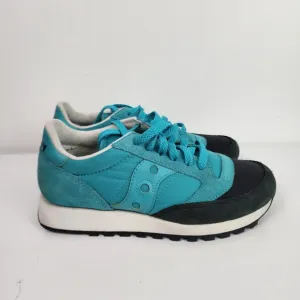 Womens Saucony Jazz Original Black Baltic Teal Running Shoes S1044-407 sz 5.5