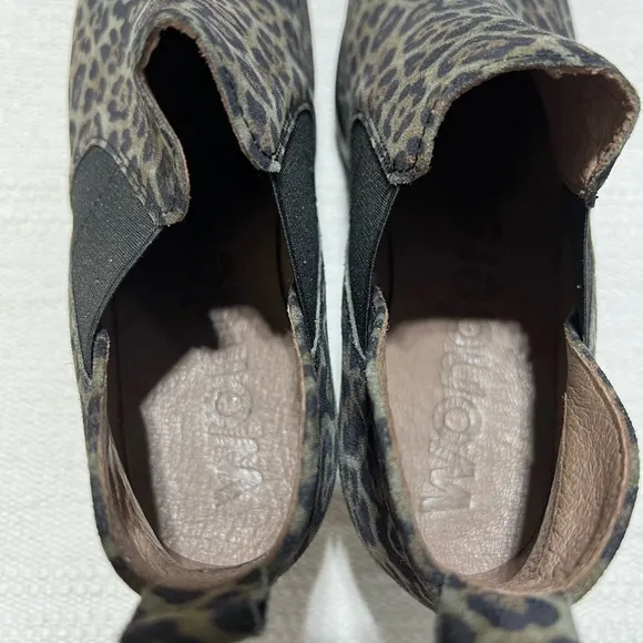 Wonders Fly Leopard Print  Ankle Booties Size 36/6 Casual